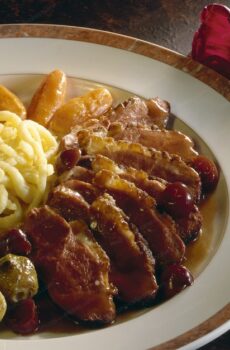 Magret de canard aux spätzlis