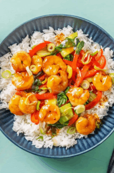 Fricassée de crevettes