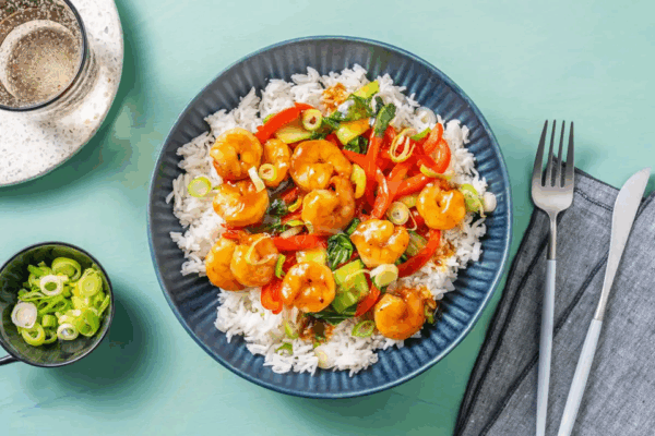 Fricassée de crevettes