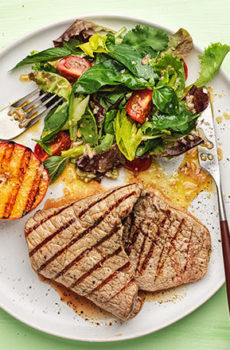 Paillard de veau grillé