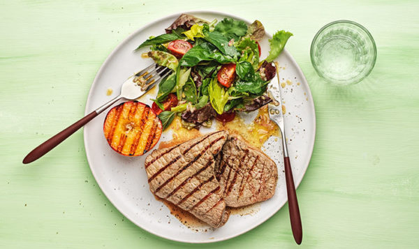 Paillard de veau grillé